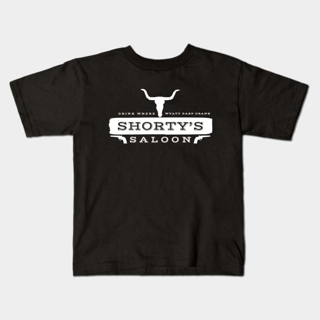Shorty's Saloon Kids T-Shirt by Kizmit